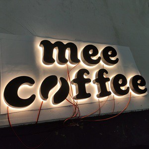 Custom Led Backlit Sign 3d Light Up Illuminated Business Logo Custom Outdoor Advertising Electronic Led Letter Sign