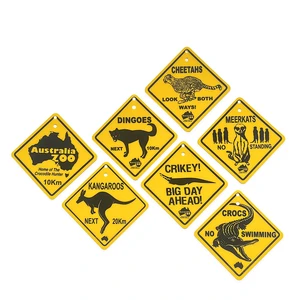 Customized PP Material Pedestrian Crossing and Wildlife Warning Signs with Custom Color and Logo for Streets