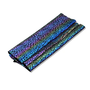 China Factory Customized Reflective Printed Fabric Rainbow Color ANSI Certified Polyester/Spandex for Safety Clothing Sports Use