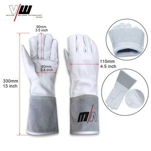 VECTOR Gloves Welding Gloves Welder Gloves Insulated Anti-scalding for Barbecue Fireplace for TIG MIG MAG Welding STAHL WERK