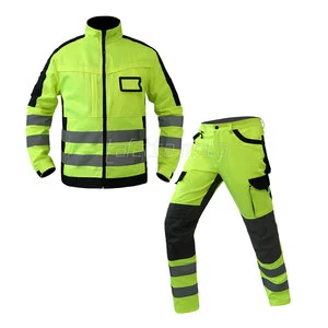 Custom Designs Safety Suit Industrial Construction Safety Work Suit Wear Work Clothes for Men