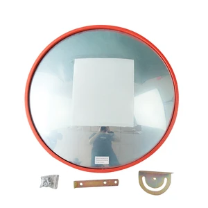 Topsafe Outdoor Indoor Adjustable Clear View Safety Traffic Wide Angle Convex Mirror for Garage Warehouse Driveway Park