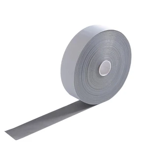 Highly Reflective Silver Fluorescent Lime Polyester Fabric with Washable Tape for Clothing & Sewn-On Warning Material Made China