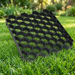 Plastic Grass Paver Grids 38/50/70mm Gravel Stabilizer Grass Grid For Parking Lot Driveway Fire Lane Lawn Planting Grid