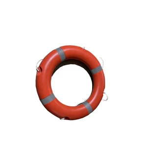 Factory Supply Boxu Marine Life Ring Buoy for Fishing & Boating Polyethylene 680mm Diameter High-Density Foam Filled Nylon Rope