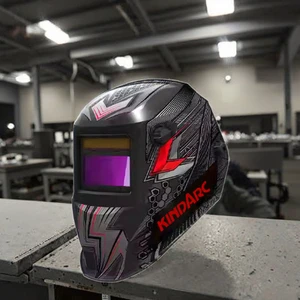 2024 Auto Darkening Solar Powered Full Face Welding Helmet Adjustable Delay 3 Years Warranty 0.04ms Switch Time Welding