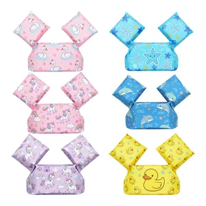 Infant Kids Buoyancy Floating Water Sleeve Swim Vest Arm Ring Life Jacket Toddler Swimming Aid Floating Jacket Children Swimwear
