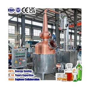 CE High Quality Alembic Pot Still 1000L Copper Alcohol Distiller Whisky Gin Brandy Distilling Beverage DIY Spirit Making