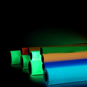 High Visibility Self-Adhesive PVC Reflective Sheeting Glow-in-the-Dark Printable Reflective Material