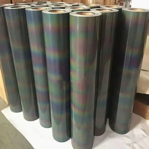High Visibility White Reflective Faux Leather Fabric for Bag Use Reflective Material