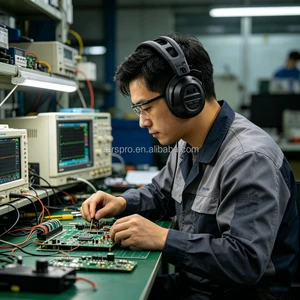 HiFi Bluetooth Hearing Protection Earmuffs CE Certified 26dB Noise Cancelling Rechargeable Electronic Headphones for Industrial