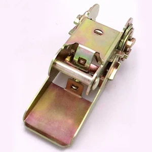 Double Security Lock Stainless Steel Ratchet Buckle Cargo 1 Inch 500-1000kg Breaking Strength Customizable Length