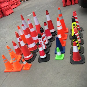 Rubber Stopper Car Stop Traffic Control Heavy Duty Reflective Stopper Traffic Products Devices Rubber and Plastic Wheel Stop