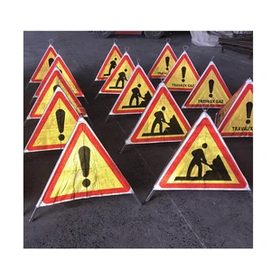 Road Safety Emergency Tripod Traffic Warning Sign