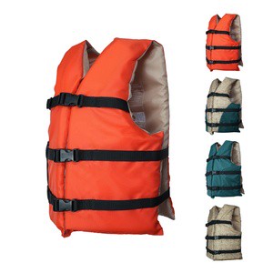 Factory Custom Life Saving Sailing Swim Vest Water Sports PFD Adult Oxford Fabric Life Jacket With 70N Buoyancy For Boating