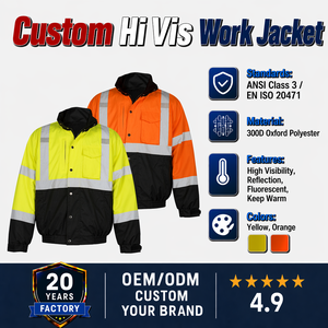Hot Sale Hiviz Jacket Reflective Uniform Hi Viz Workwear