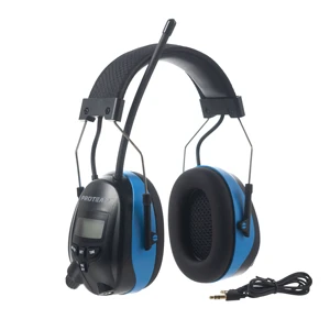 Hearing Protector Bluetooth 5.4 Hearing Protection Ear Defenders 25db NRR Adjustable Foldable Earmuffs