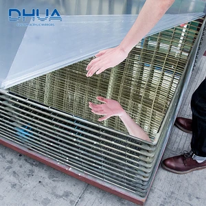 2440x1220 1mm 2mm 3mm 4mm 5mm 6mm Flexible Plastic Mirror Double Coating Aluminium Silver Acrylic Mirror Sheet