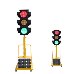 Custom Factory Price LED Solar Powered Traffic Control Signal Lights