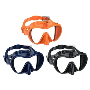 Anti Fog Anti Leak Diving Masks Soft Silicone Diving Equipment Swimming Silicone Low Volume Freediving Mask
