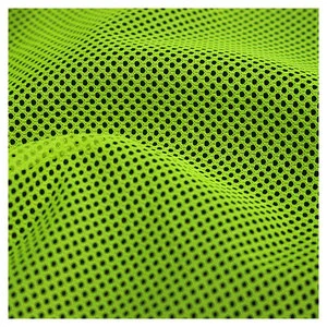 100% Polyester 63 Inches Width Mesh Net Fabric Competitive Price for Reflective Waterproof Safety Vest Fusible Warp for Car