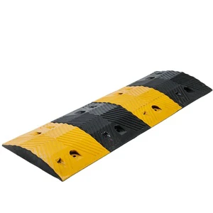 Highway Rubber Speed Bump Thickened Car Road Speed Limit for Roadway Safety Product Genre Speed Bumps