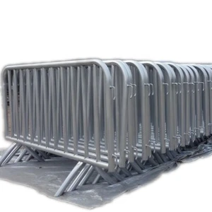 Temporary Crowd Control Barrier, Galvanized Pedestrian Barriers, French Barricade