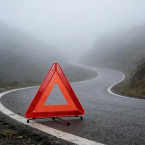 High Quality Red Safety Reflective Traffic Warning Triangle Emergency Tools