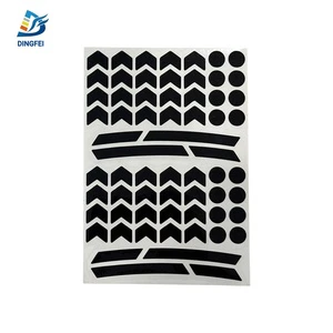 Black Reflective Adhesive Vinyl Sticker