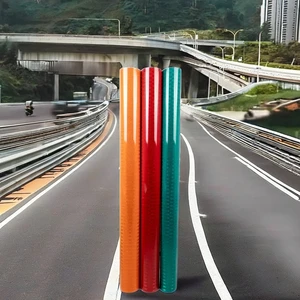 Fast Shipping Lightweight Traffic Reflective Material Prismatic Road Film High Visibility Reflective Sheeting Road Sign Film