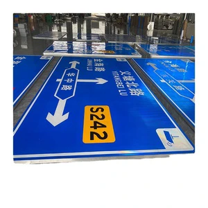 Reflective Traffic Signs Board Aluminum Composite Panel Road Safety Warning Sign