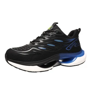 Men's Labor Protection Safety Shoes Anti-Blocking Anti-Piercing Soft Bottom Popcorn Bottom Long Standing Comfort Shoes