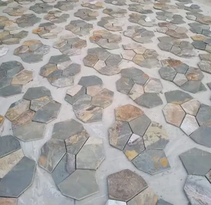 Wholesale Modern Natural Ice Crack White Granite Pavers Irregular Broken Flagstone Eco-Friendly Durable Outdoor Villa Courtyard