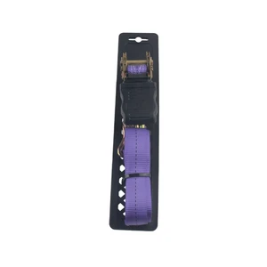 2inch 1000kg Hookless Cam Buckle CE Certified Polyester Rubber Handle Ratchet Strap Cargo Lashing Belts 5000kg Break Strength