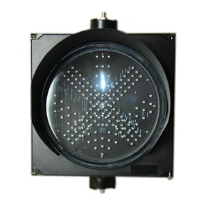 2021 INTEGER 200mm300mm LED Lane Traffic Signal Light With Red Cross and Green Arrow Light