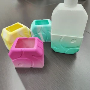 Food-grade Silicone Cosmetic Sleeve for Glass Bottle Reusable Protective Bottom Cover Sleeve Protective Silicone Cup Boots
