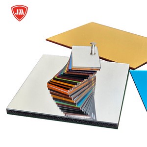 Jumei 1000x2000mm 1mm/2mm/3mm Thickness Silver Gold Mirror Acrylic Sheet