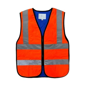 Safety High Visibility Waterproof Windproof Polyester Workwear Protective Vest with Customized Color and Unisex Design