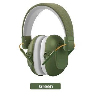 Portable Folding Children Adults Sound Insulation Hearing protection PPE Plastic Earmuffs Noise Reduction