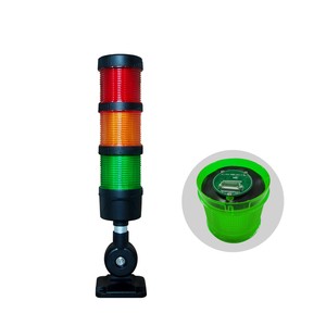 ONN-M4F Multicolor RYGBW LED Warning Light Diameter 60/70mm CNC Industrial Modular Design Led Beacon Tower Lights