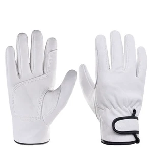 HBG 1603 Home Welding Gloves Five Finger Work Gloves Wear-resistant Cowhide Labor protection Gloves