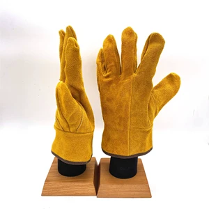 Winter Welding Gloves Cow Leather Soldering Gloves 11 and 14 Inch Welder TIG Work Gloves
