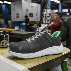 2024 High Quality Lightweight Anti-Static Winter Summer Labor Security Footwear Working Steel Toe Safety Shoes for Unisex S1p