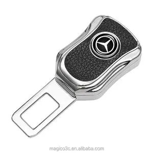 Universal Metal Car Seat Belt Buckle Clip Extender Front/Rear Seat 3-Point Safety Car Interior Accessories
