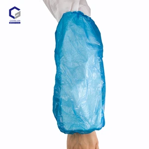 Wholesale Disposable Multifunction Protection Plastic Arm Sleeve Cover Blue Pe Oversleeve