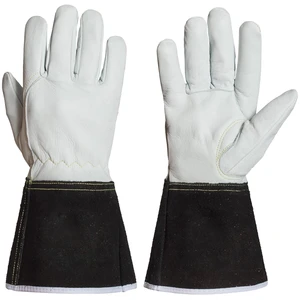 Top-Layer Sheepskin TIG Welding Gloves Anti-Slip Durable Thick 30cm Heat-Resistant Safety Cuff Breathable Latex-Free Industrial