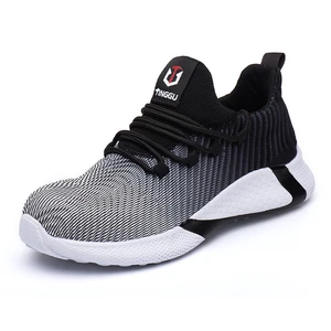 Summer Breathable Labor protection Shoes Male Anti - Smash Anti - Puncture Safety Protective Shoes