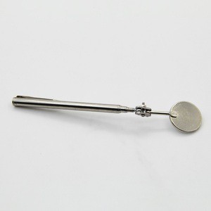 DEM CM08 30mm Portable Stainless Steel Round Retractable Under Vehicle Inspection Mirror for Welding
