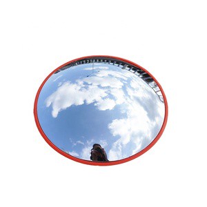 60Cm Indoor Traffic Bridge Corner Cyclists Pedestrians Unbreakable Security Convex Mirror