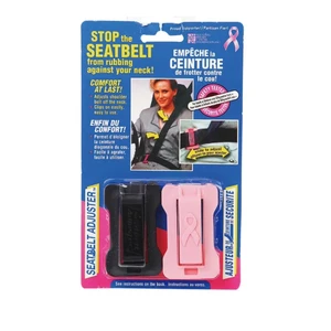 Car Seat Belt Adjuster Clip 2Pack Smart Adjust Shoulder Neck Comfort Safe Accessory